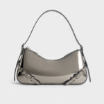 Túi đeo vai hình thang Sloane Metallic - Bạc