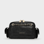 Túi đeo chéo phom chữ nhật Duo Quilted - Màu Đen